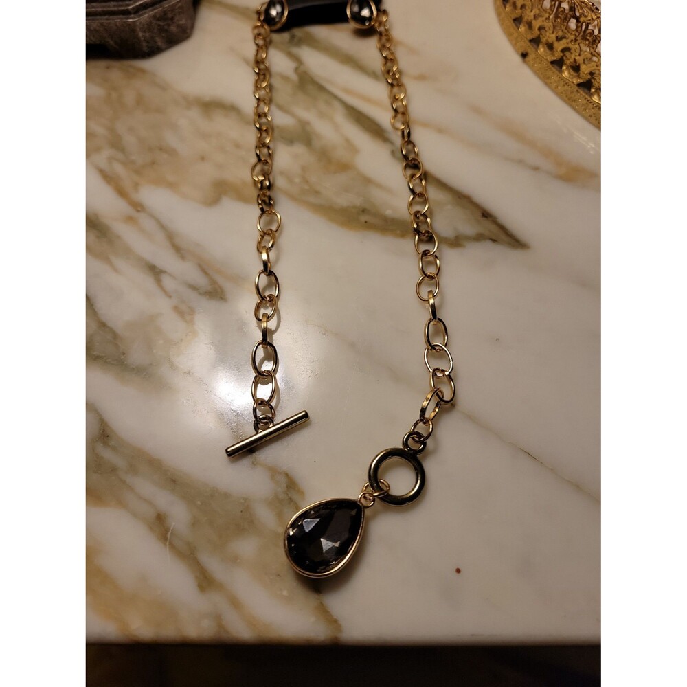 Paparazzi grey stone Necklace with earrings set - Picture 7 of 11